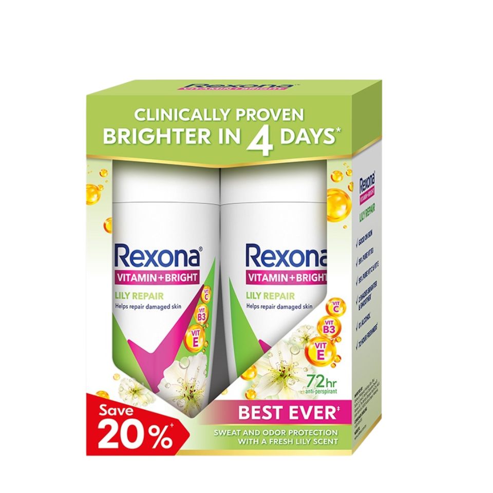 Rexona Roll-On Women - Lily Repair (Twin) 45ml X 2