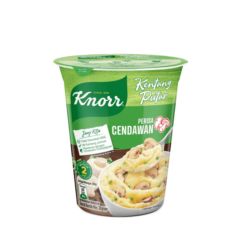 Knorr Cup Mashed Potato Mushroom 26g