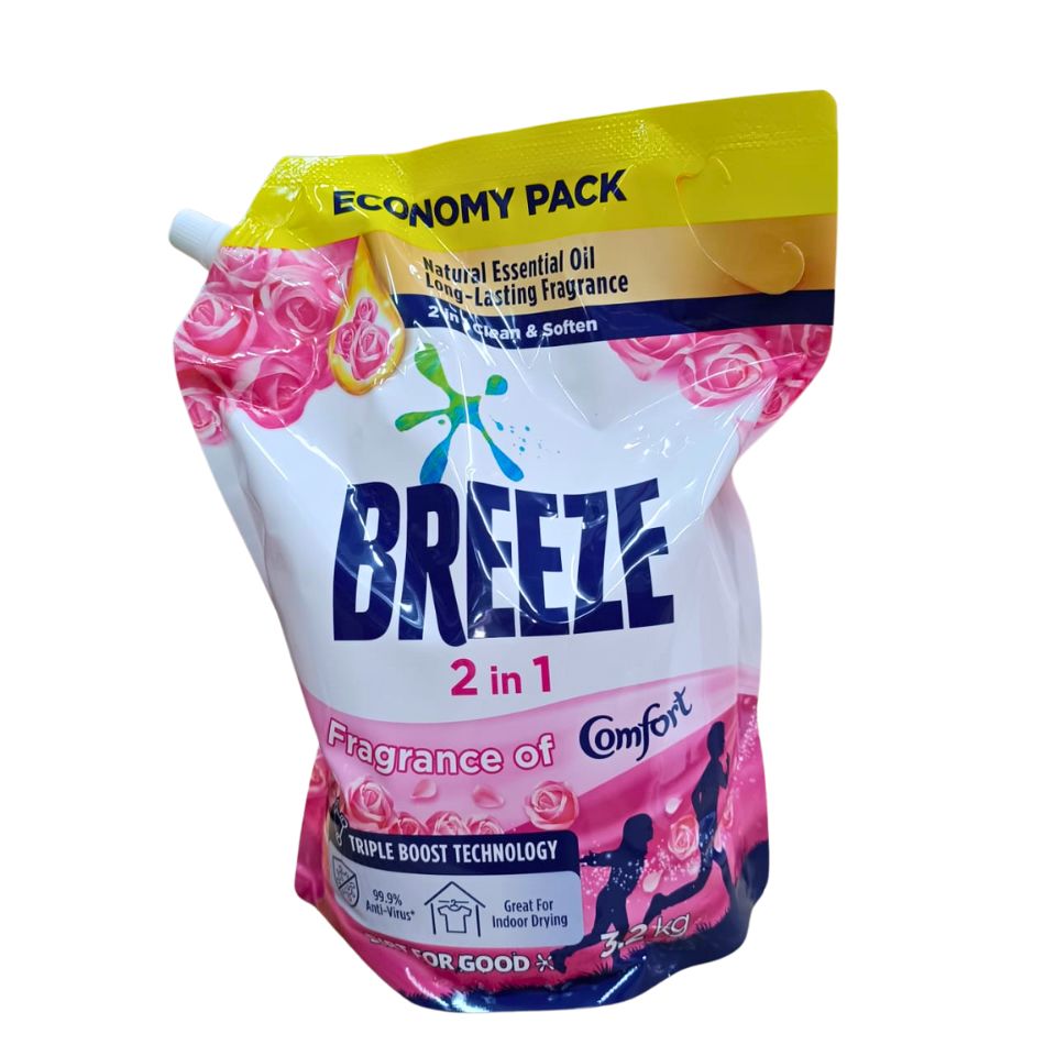 Breeze Liquid 2IN1 Fragrance Of Comfort Big Refill 3.2kg