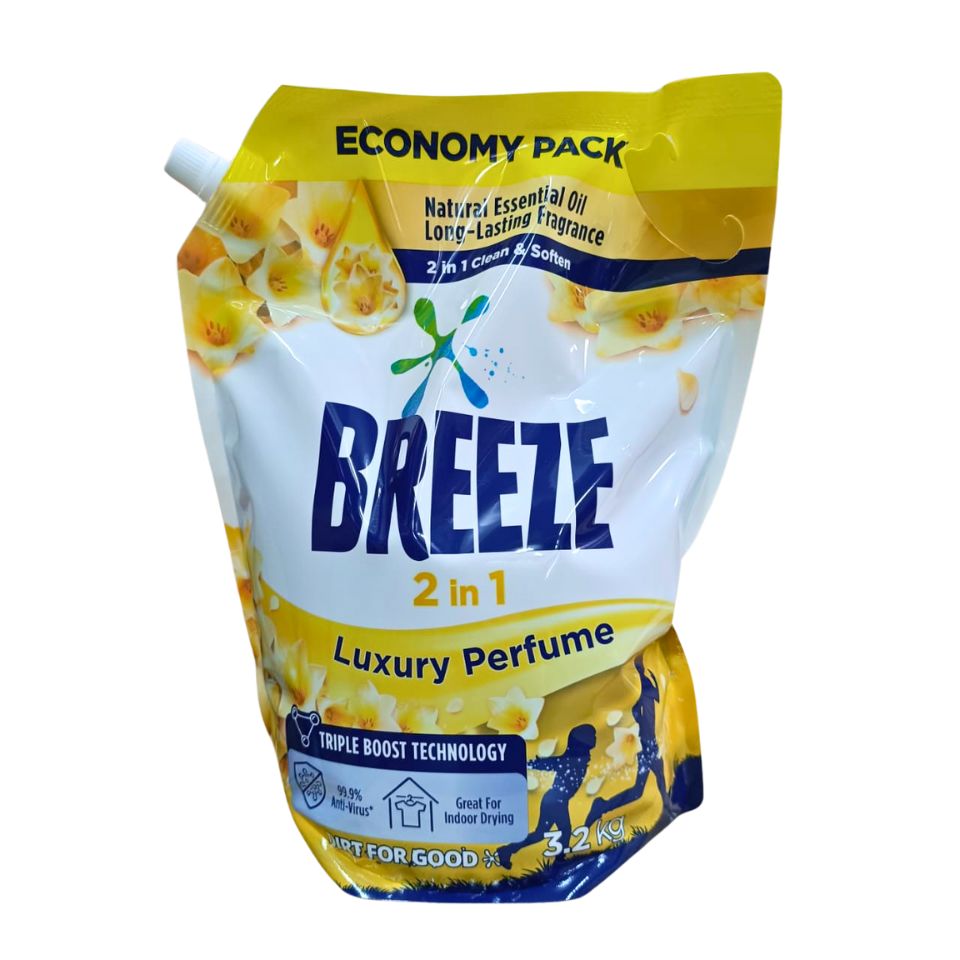 Breeze Liquid 2IN1 Luxury Perfume Big Refill 3.2kg