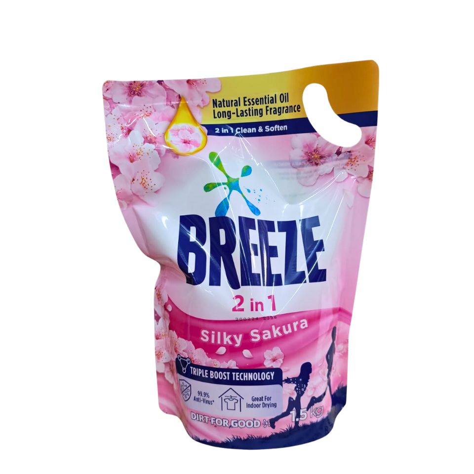 Breeze Liquid 2IN1 Silky Sakura Refill 1.5kg