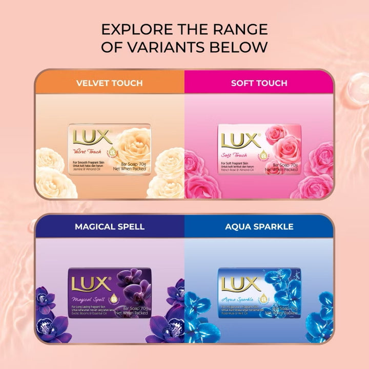 Lux Soft Touch Bar Soap 4X70G