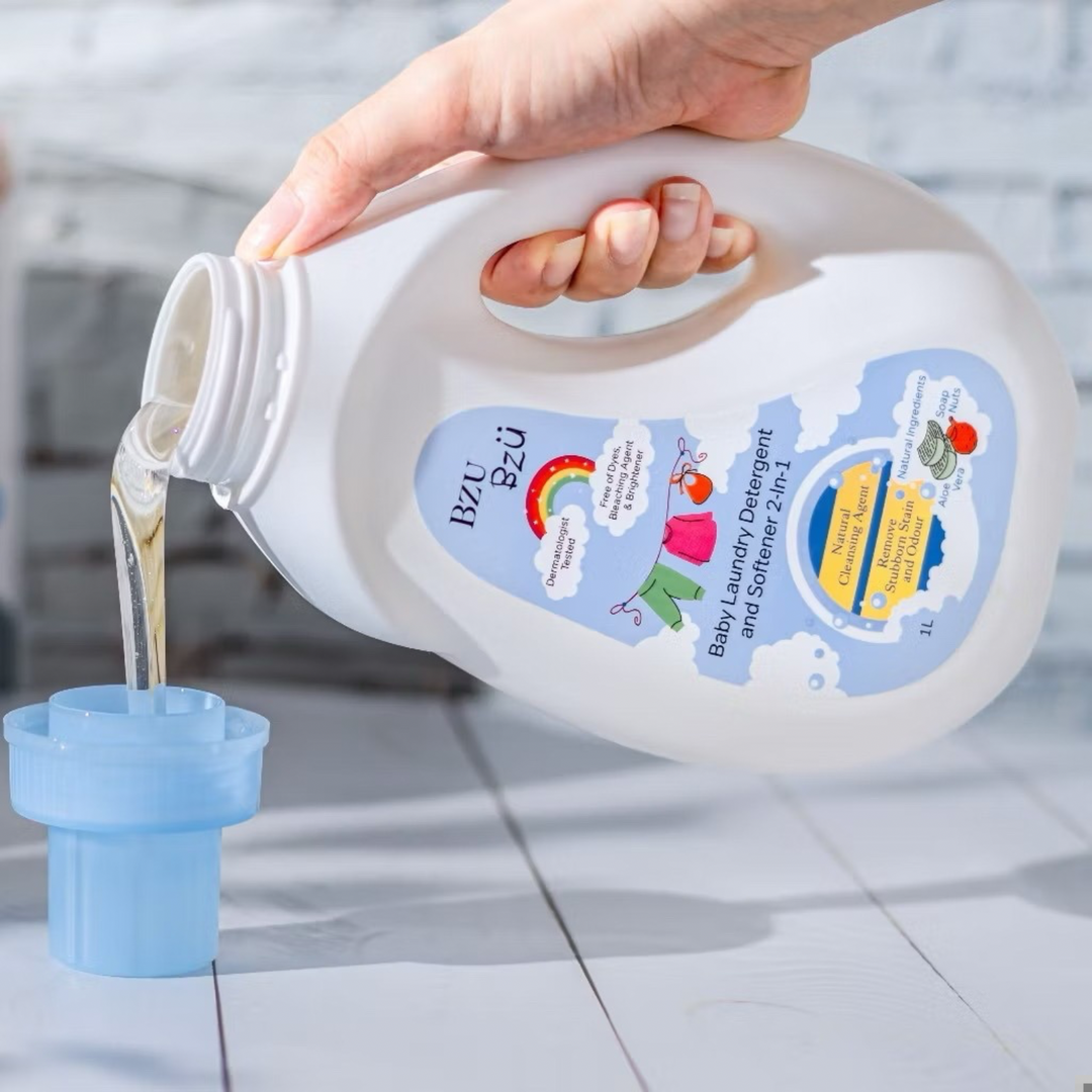 BzuBzu Baby Laundry Detergent Softener 2-In-1 1L