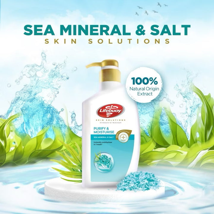Lifebuoy Body Wash Sea Salt 900ml
