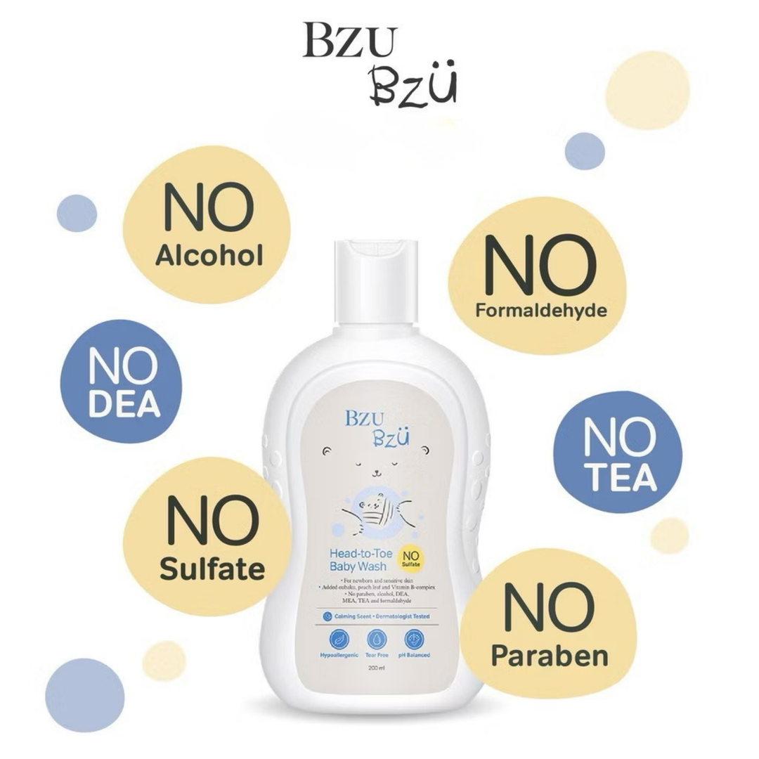 [GWP] BzuBzu Baby Head-to-Toe Wash 3.5ml Trial Pack