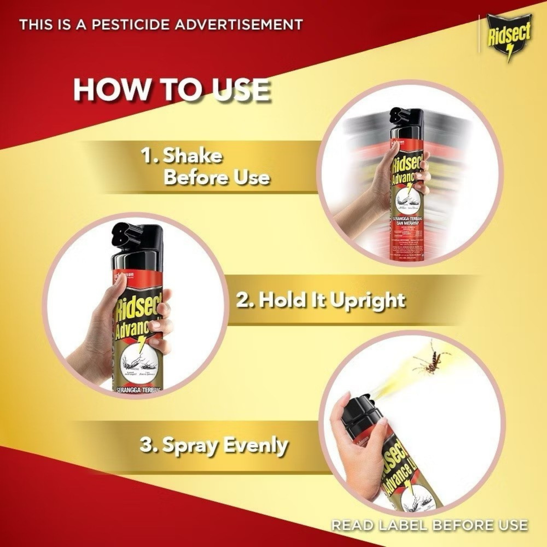 Ridsect Cockroach Waterbased 600ml