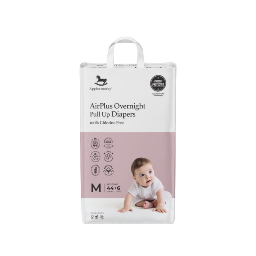 Applecrumby Airplus Overnight Pull Up Diapers M44+6 Mega