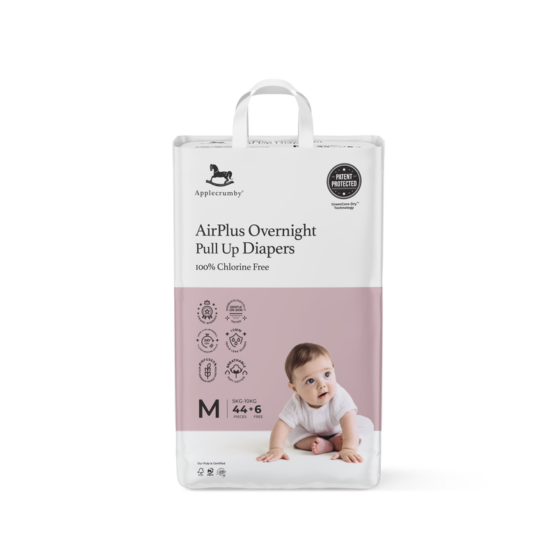 Applecrumby Airplus Overnight Pull Up Diapers M44+6 Mega