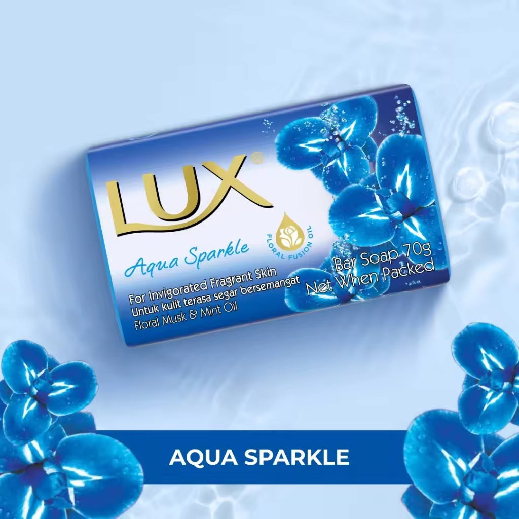 Lux Aqua Sparkle Bar Soap 4X70G