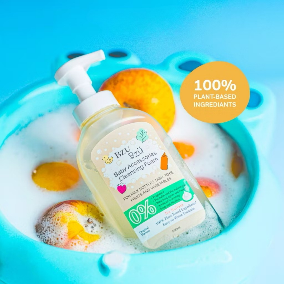 BzuBzu Baby Accessories Cleansing Foam Lemon 400ML Refill Twin Pack