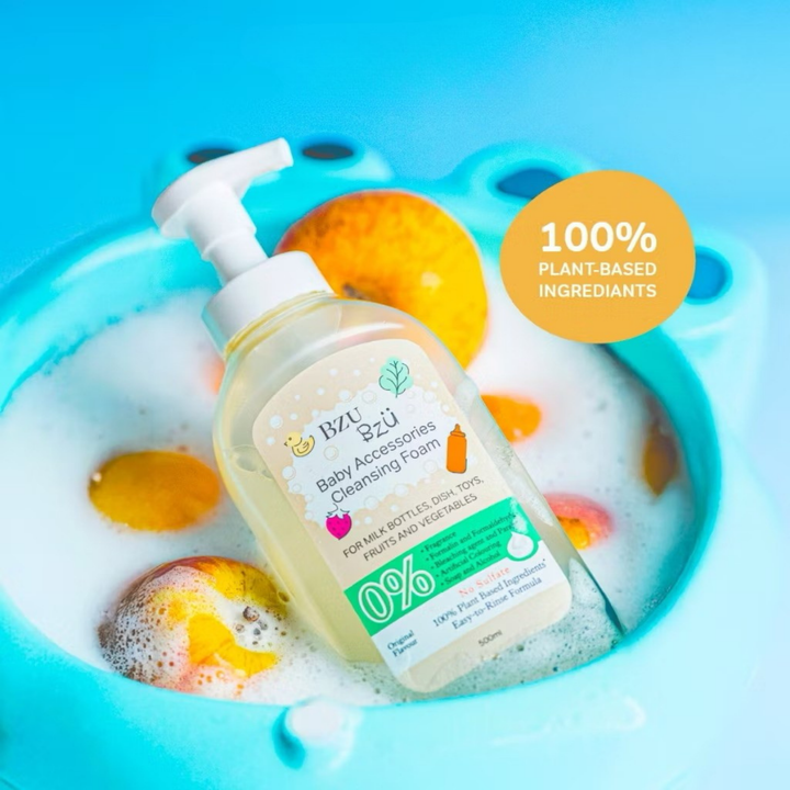 BzuBzu Baby Accessories Cleansing Foam Lemon 400ML Refill Twin Pack