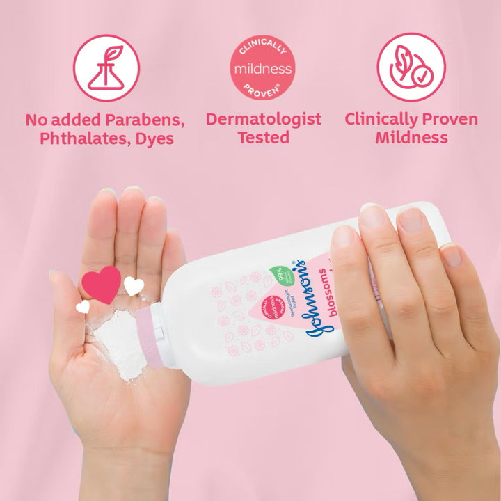 Johnsons Baby Blossoms Powder 500G Twin Pack