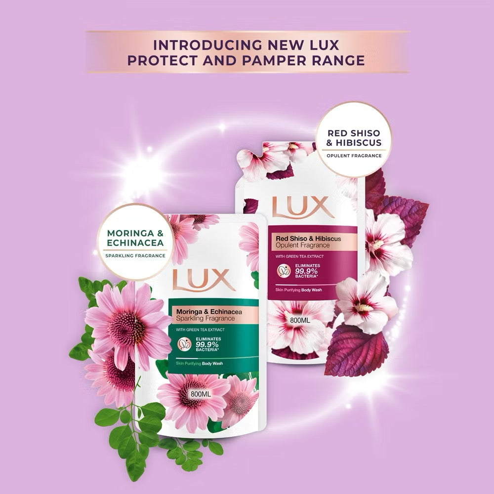 Lux Liquid Body Wash Red Shiso Refill 800ml