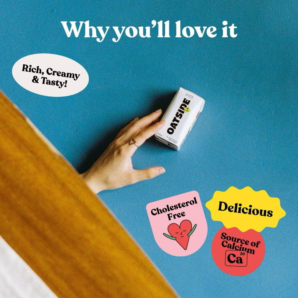 Oatside Oat Milk Barista Blend 200ml (Pack of 3)