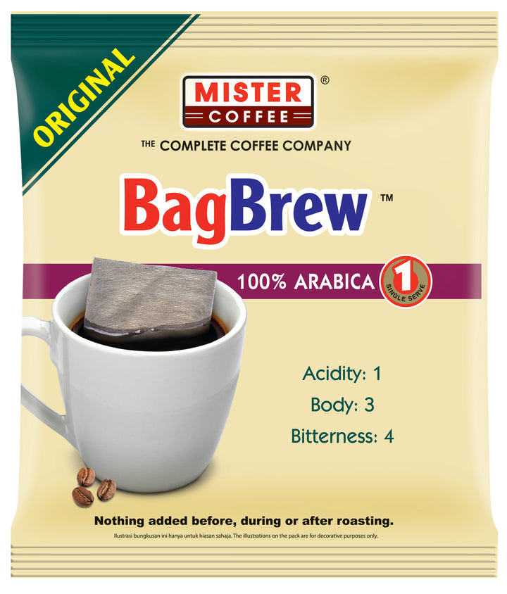 [GWP] Mister Coffee BagBrew 100% Arabica 10g - 1 sachet