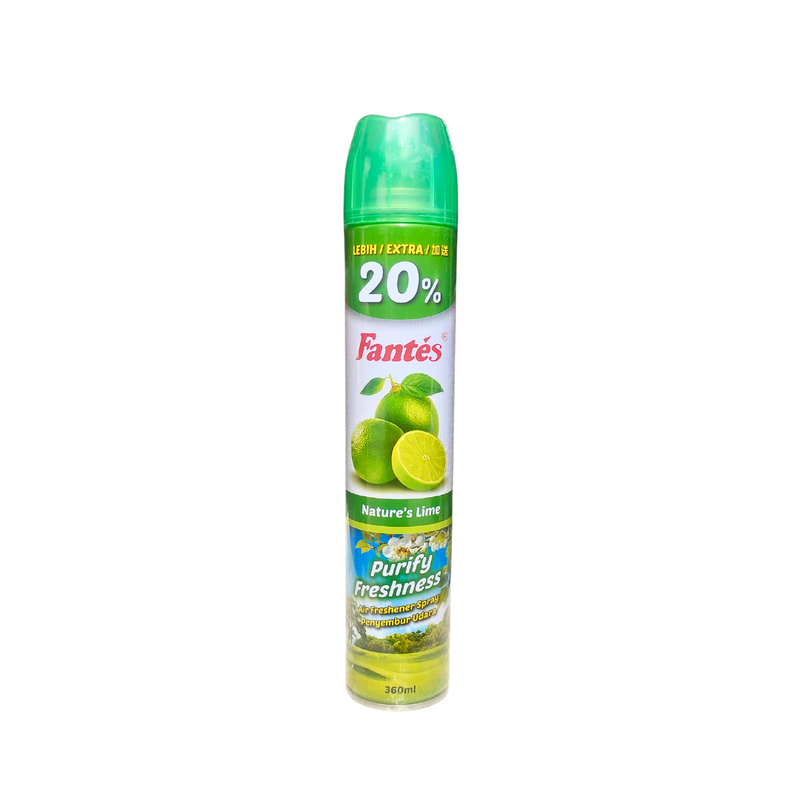 Fantes Air Freshener Spray 300ml Bonus 20% Lime