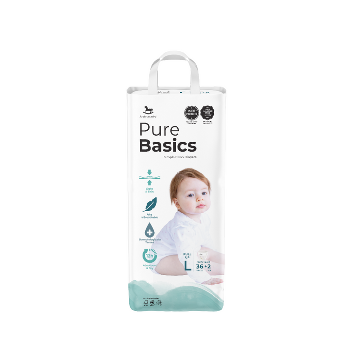 Applecrumby Purebasics Pull Up Diaper L36+2