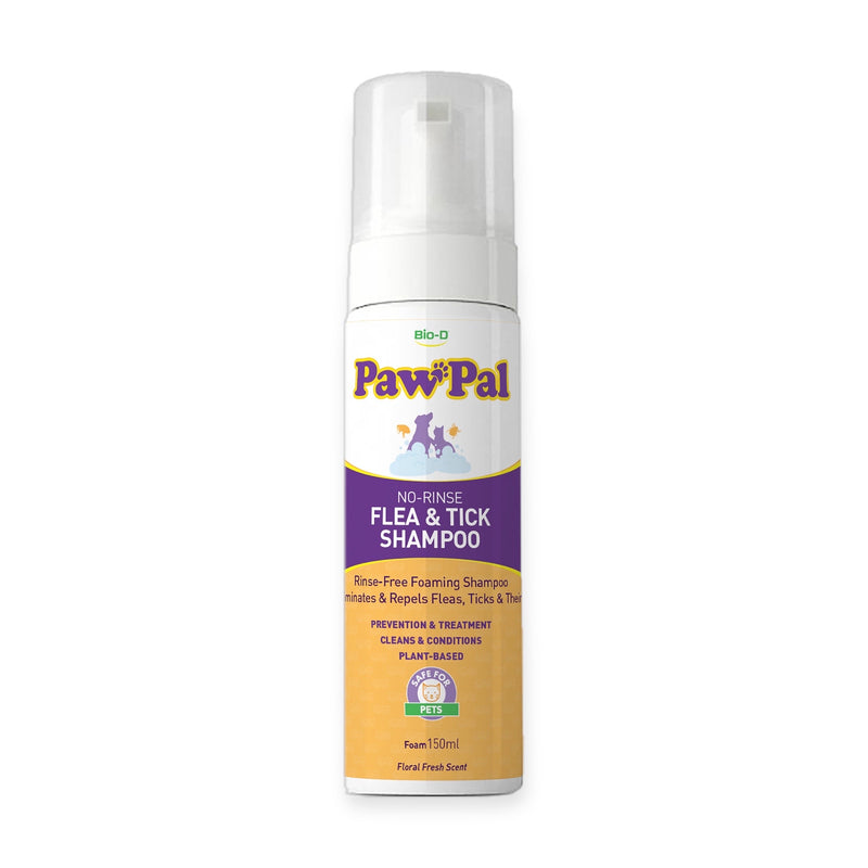 PawPal No-Rinse Flea & Tick Shampoo 150ml
