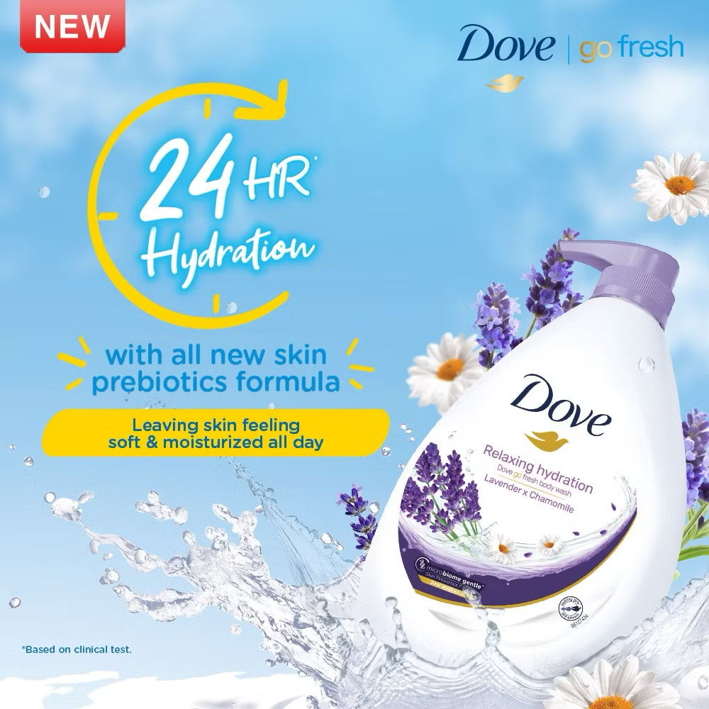 Dove Shower Relaxing Hydration Lavender 1000ml