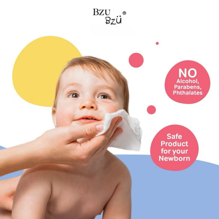 BzuBzu Ultra Gentle Baby Wipes 30 Wipes