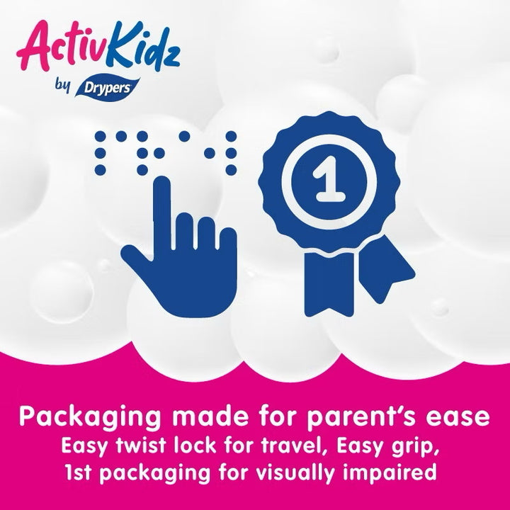 Drypers ActivKidz Antibac Moistfoam Hand Wash Prickly Pear and Fruity Fresh 200ml