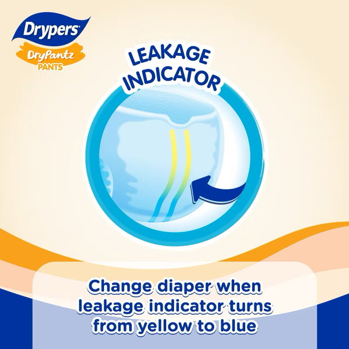 Drypers Drypantz Baby Diapers Mega L  2x 48s Twin Pack Bundle [96 Pieces] (Pants)