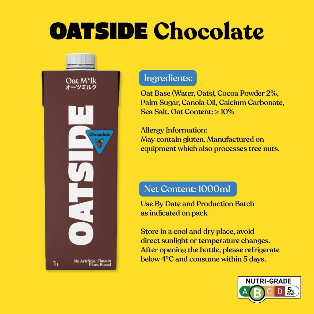 Oatside Chocolate Oat Milk 1L