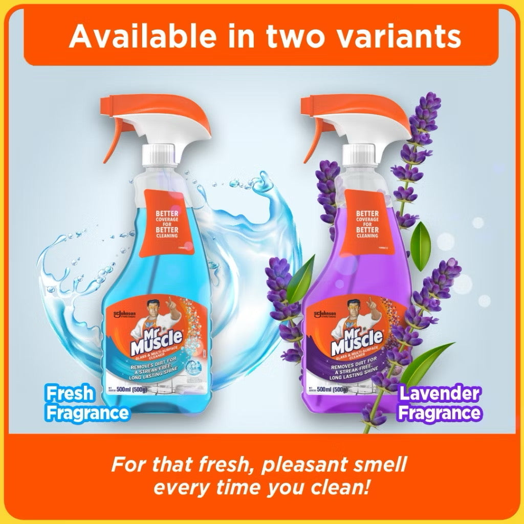 Mr Muscle-KiwiKleen Glass Super Active 500ml