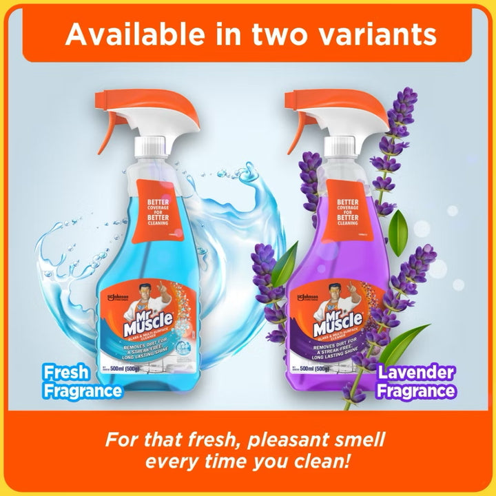 Mr Muscle-KiwiKleen Glass Super Active 500ml