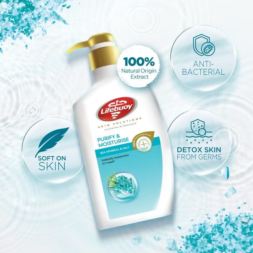 Lifebuoy Body Wash Sea Salt 900ml