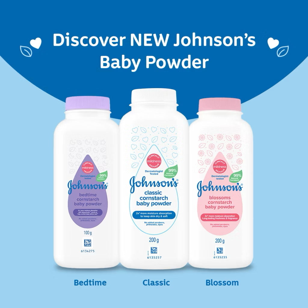Johnsons Baby Classic Cornstarch Powder 100G