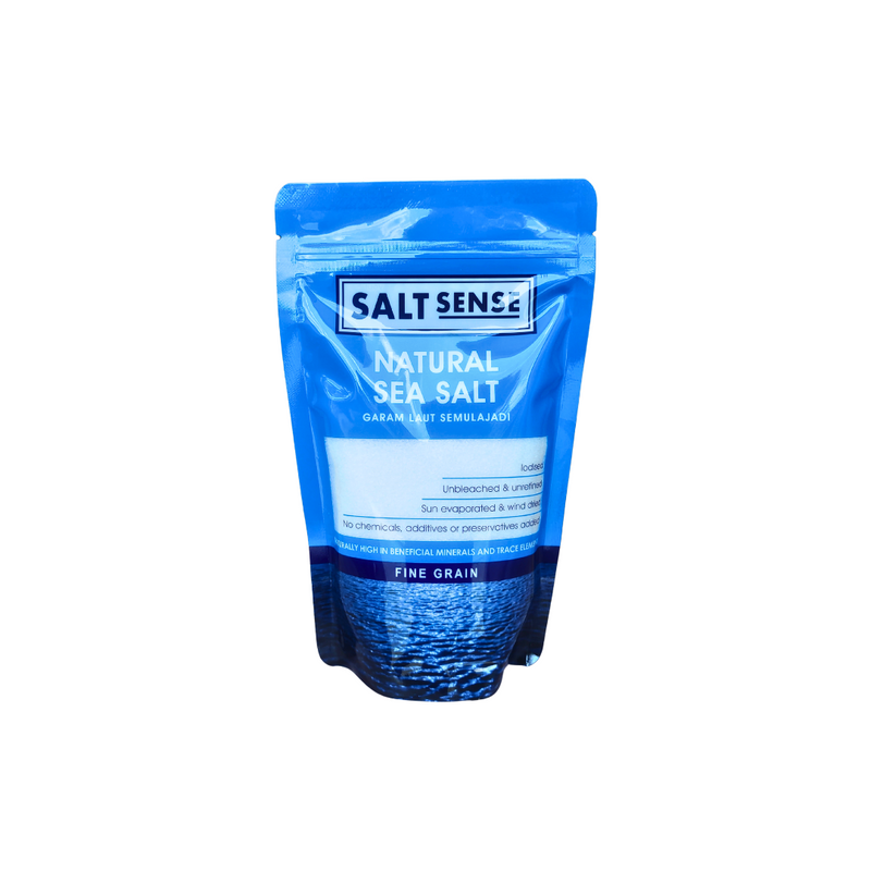 Saltsense Natural Sea Salt Fine Grain Iodised 500G