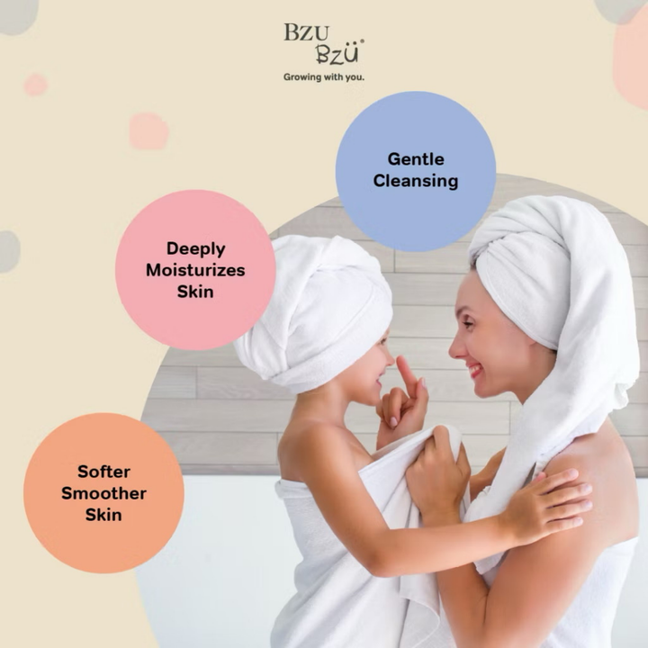 BzuBzu Family Shower Cream Milk+Silk 800ML