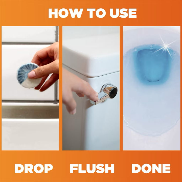 Mr Muscle-KiwiKleen Bowl Bloo Cleaner 40g X 6