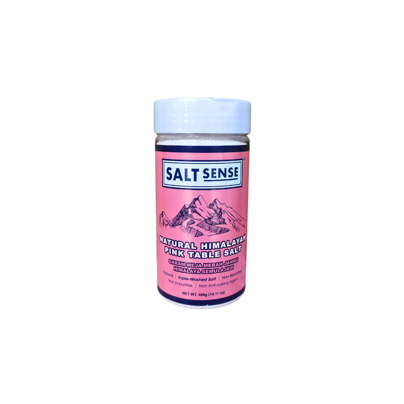Saltsense Natural Himalayan Pink Table Salt Iodised 400G
