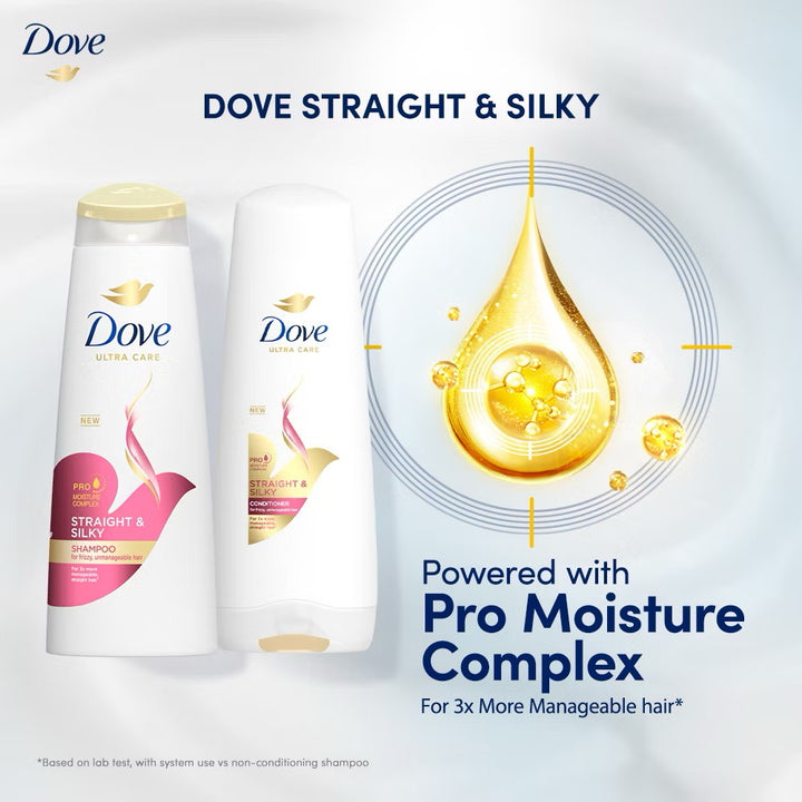 Dove Shampoo Straight & Silky 680ml