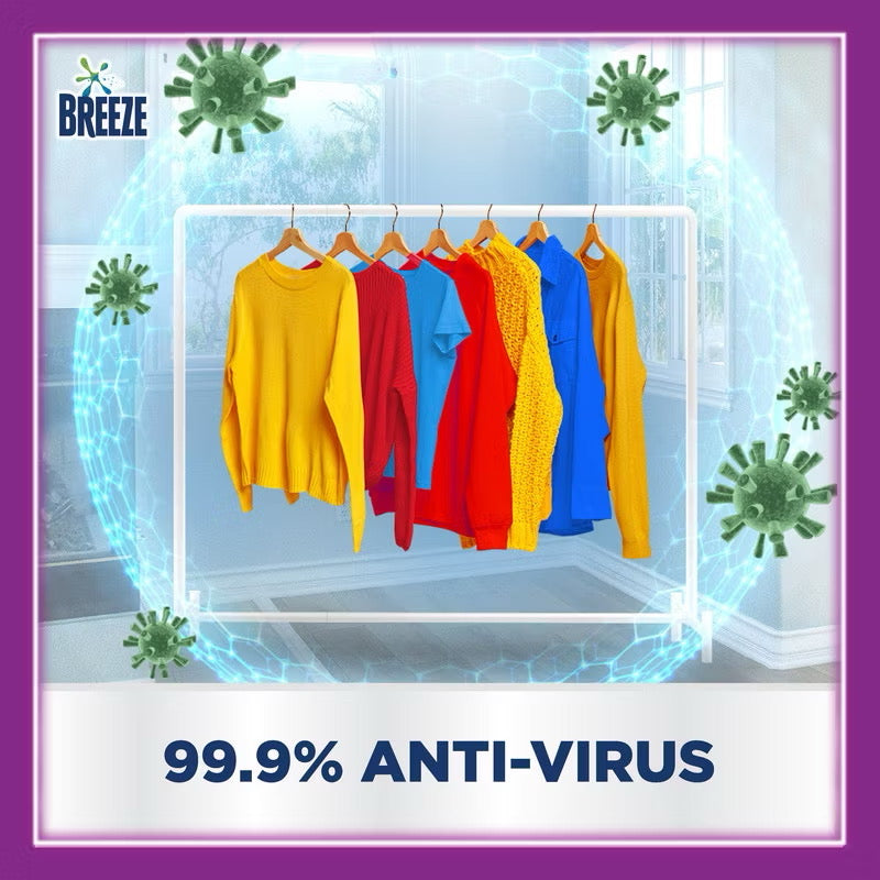 Breeze Liquid Laundry Detergent 1.5kg Refill Pack or Clothes Washing