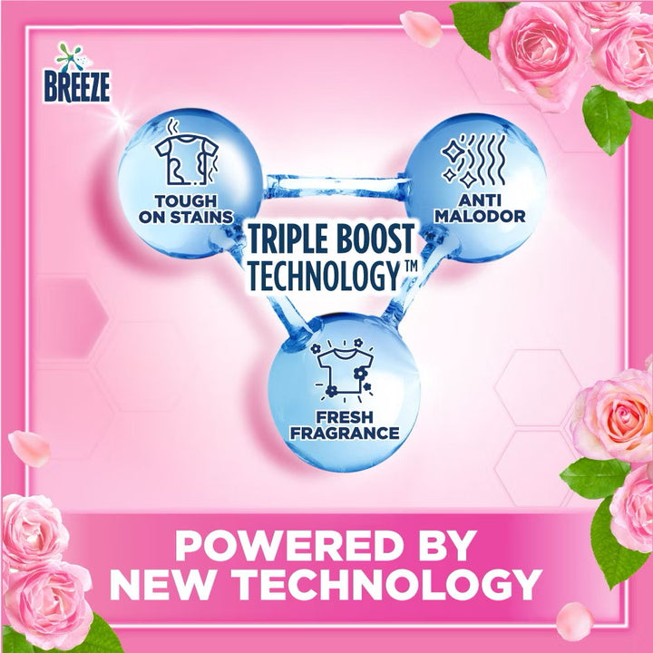 Breeze Liquid Laundry Detergent 1.5kg Refill Pack or Clothes Washing