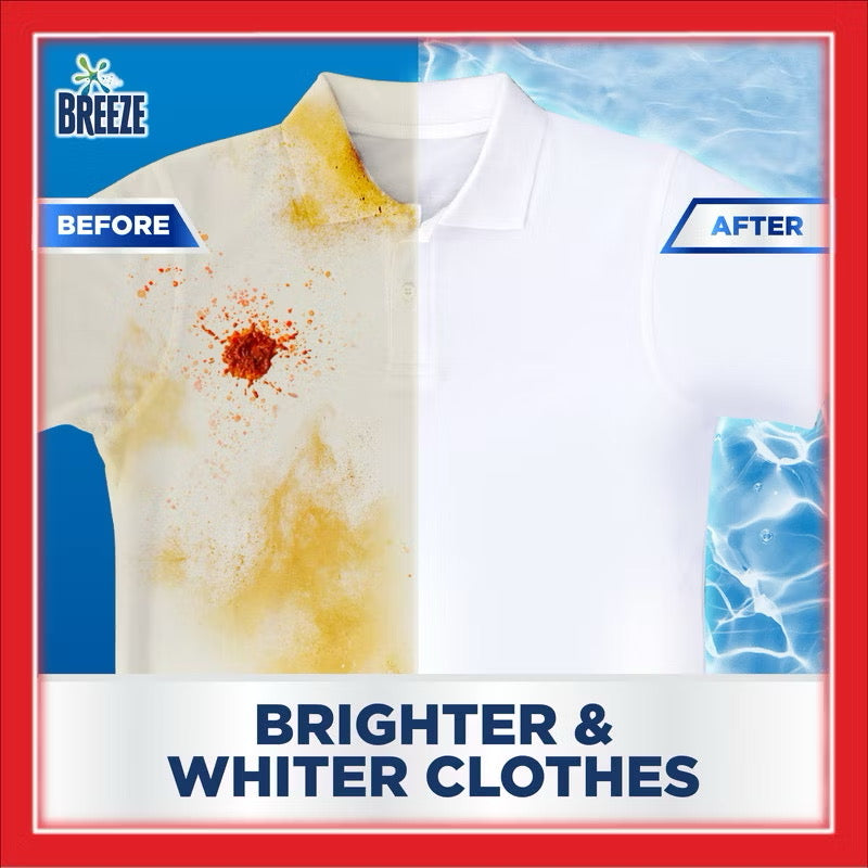 Breeze Liquid Laundry Detergent 1.5kg Refill Pack or Clothes Washing