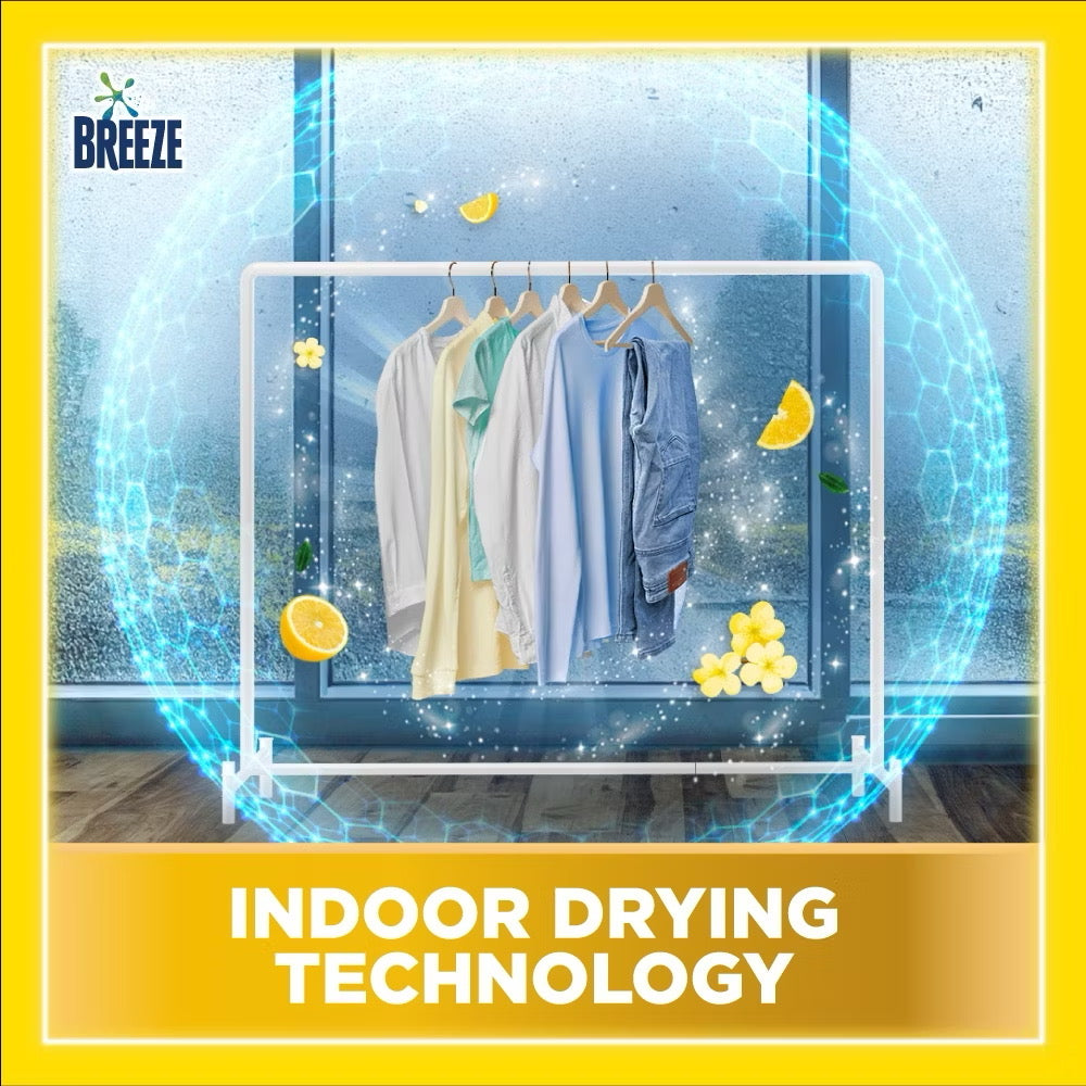 Breeze Liquid Laundry Detergent 1.5kg Refill Pack or Clothes Washing