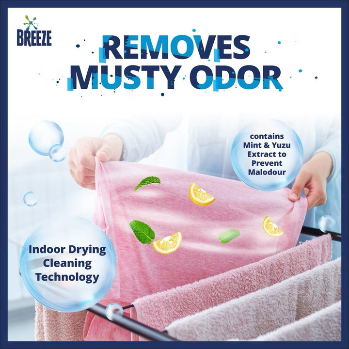 Breeze Liquid Laundry Detergent 1.5kg Refill Pack or Clothes Washing