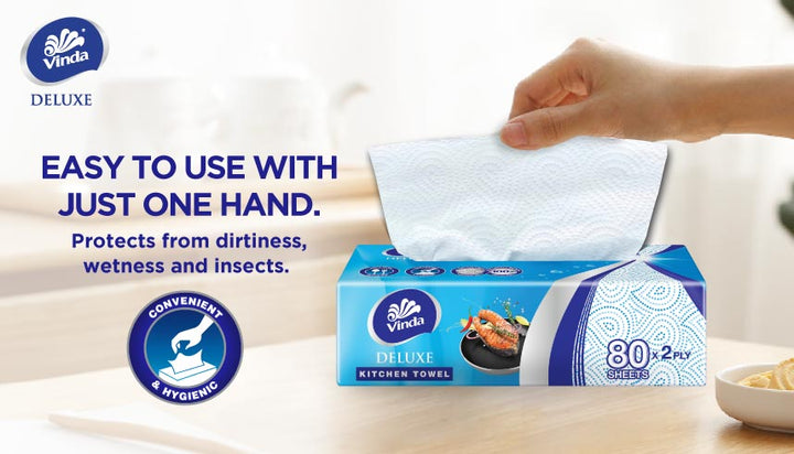 VINDA Deluxe SP Kitchen Towel 6x80s