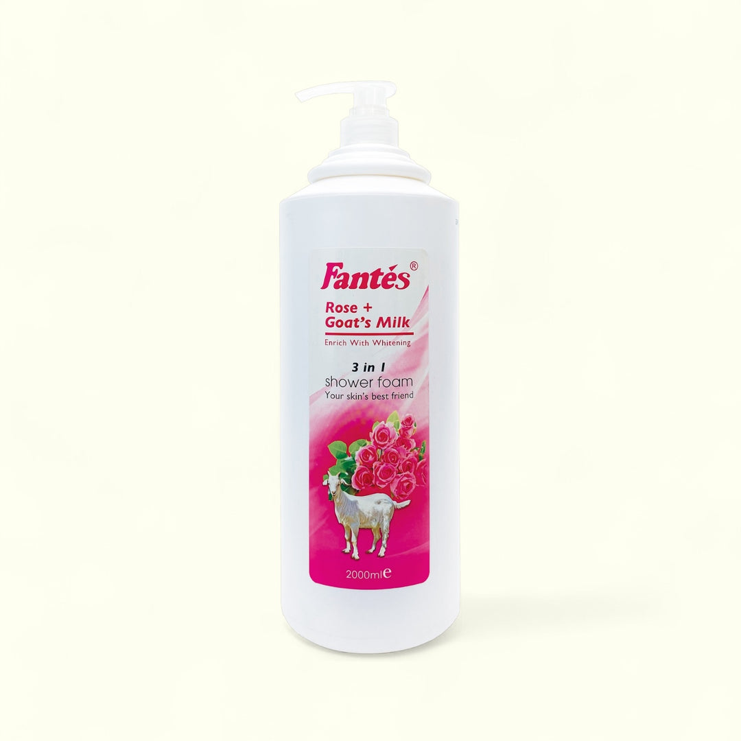 Fantes Shower Foam Goats Milk 1800ML Nourishing Body Cleanser