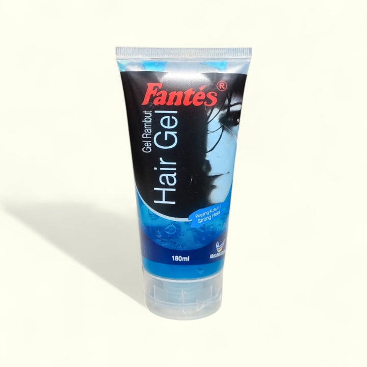 Fantes Hair Gel 180ml — Professional Styling Gel for All Hair Types and Long-Lasting Hold