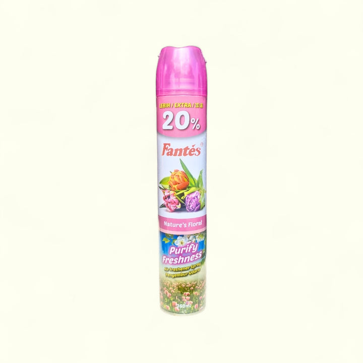 Fantes Air Freshener Spray 300ml Bonus 20% Long-Lasting Home and Auto Freshener
