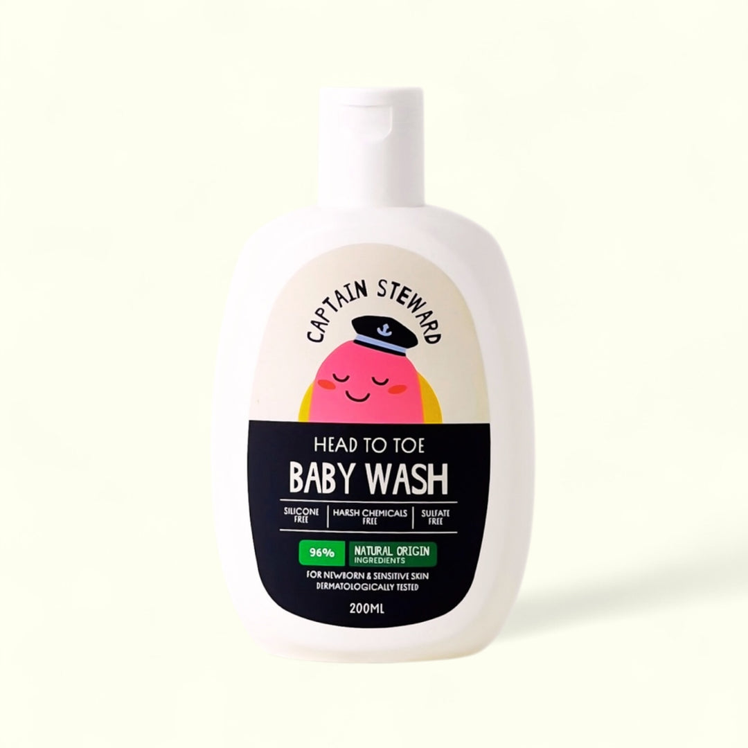 Captain Steward Baby Wash Head to Toe 200ml