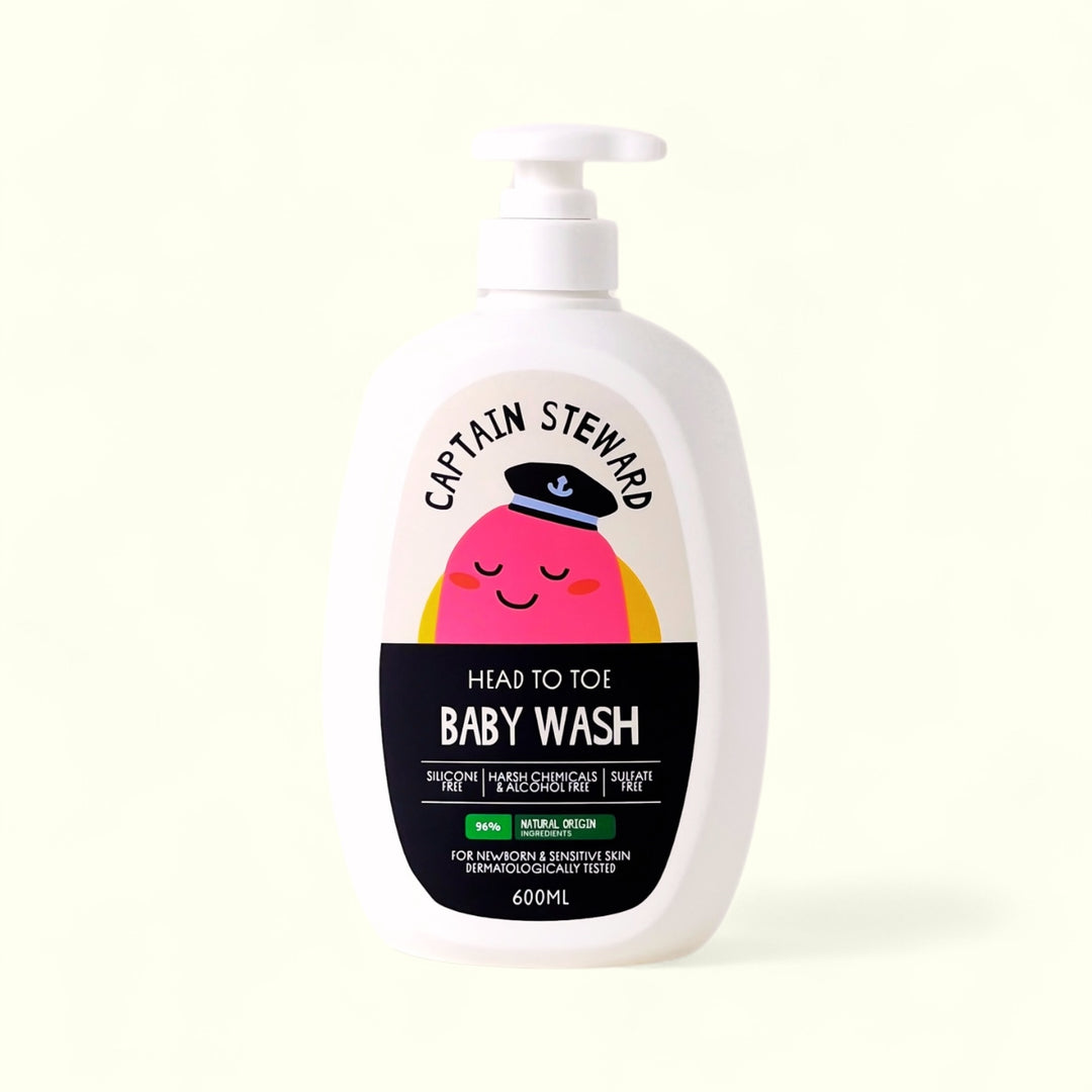 Captain Steward Baby Wash Head to Toe 600ml