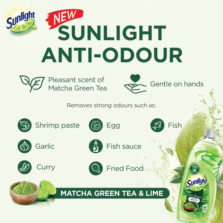 Sunlight Dishwash Liquid 800ML — Concentrated Dishwashing Liquid for Home Use