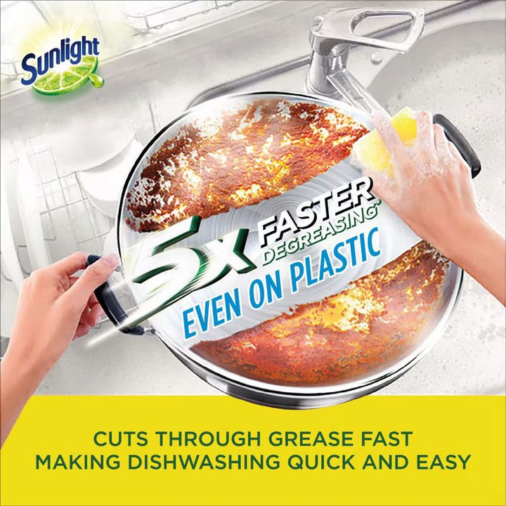 Sunlight Dishwash Liquid 800ML — Concentrated Dishwashing Liquid for Home Use
