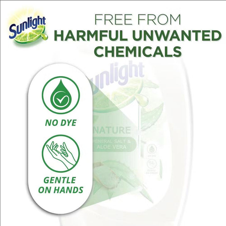 Sunlight Dishwash Liquid 800ML — Concentrated Dishwashing Liquid for Home Use
